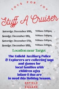 Enfield police department toy event